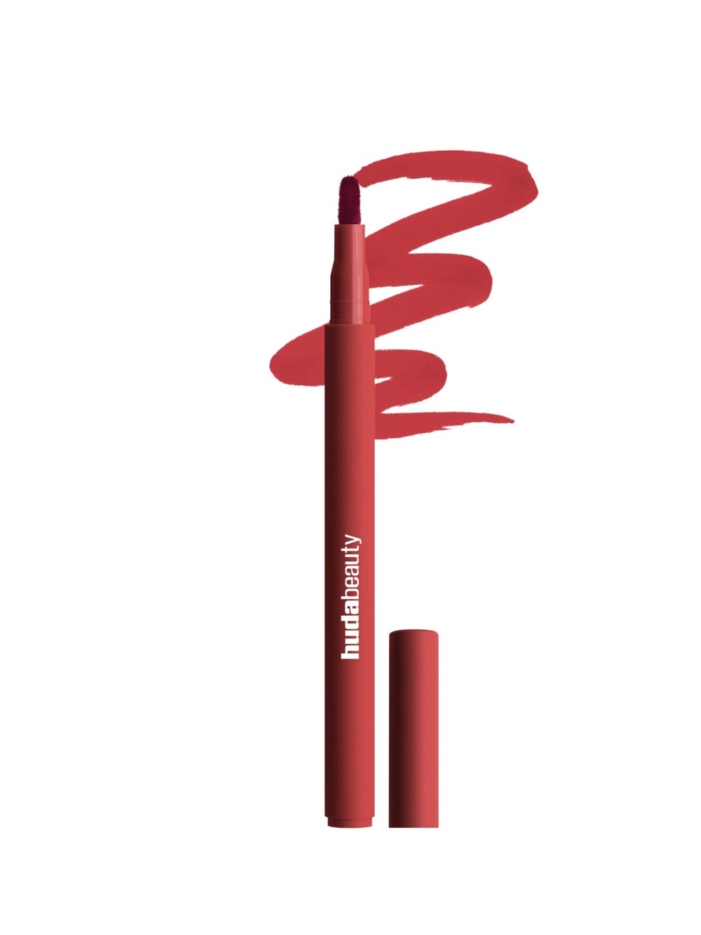 HUDA BEAUTY Lip Contour Lip Stain for 12-Hr Wear — Cherry Red NEW IN BOX✨